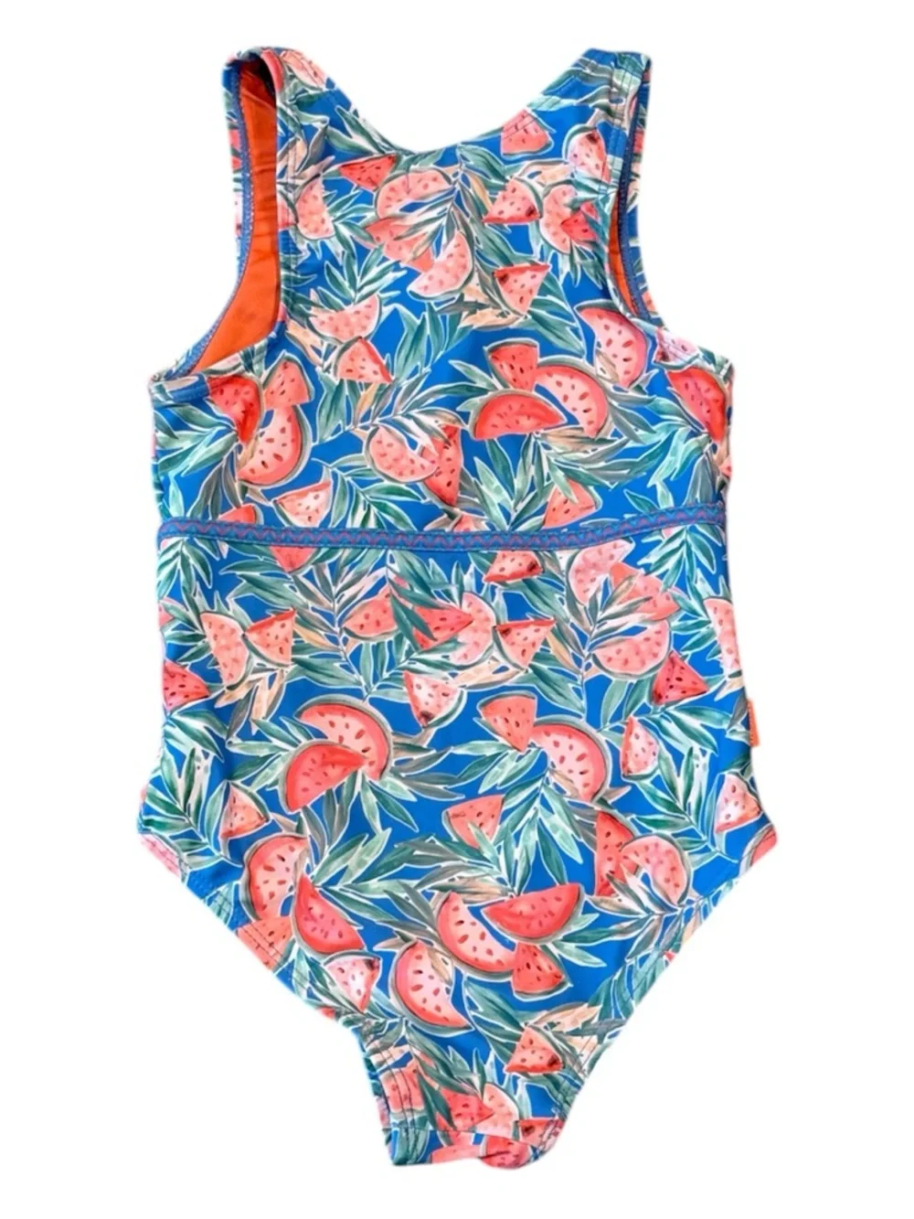 Fatface Watermelon Print One-Piece Swimsuit